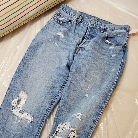 Levi's 501 distressed straight leg - Picture 2 of 7